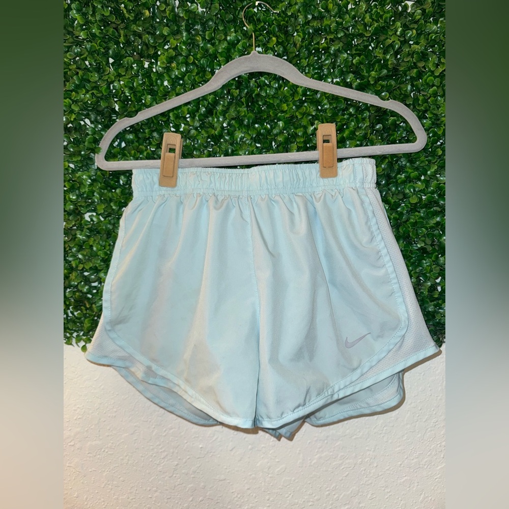 Nike Women's Sky Blue Athletic Shorts